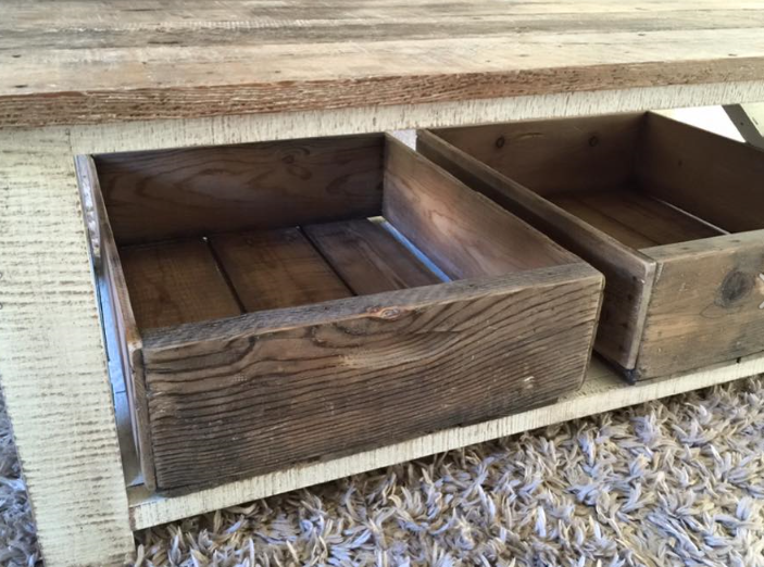 Buy Custom Reclaimed Barn Wood Coffee Table, made to order from By