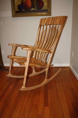 Custom Made Deja Vu Ambrosia Maple Rocking Chair