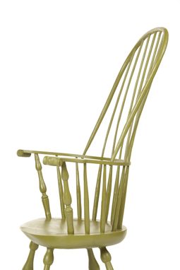 Custom Made Sack Back Windsor Chair With Tall Crest Rail