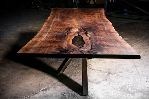 Custom Made 4x12ft Walnut Live Edge Dining Table/Conference Table