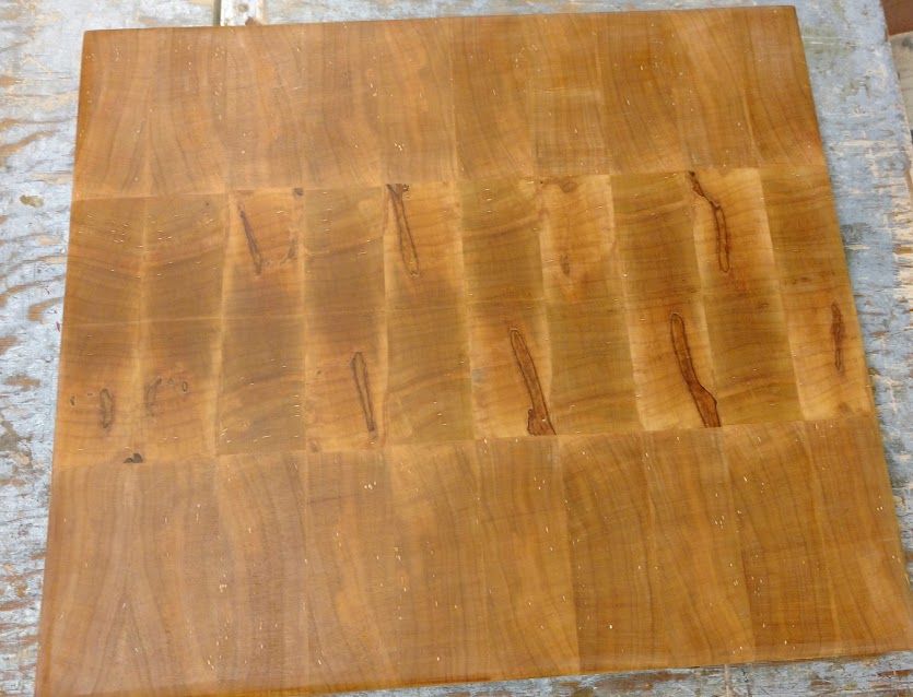 Hand Made Spalted Maple End Grain Cutting Board by Shoup Woodworks