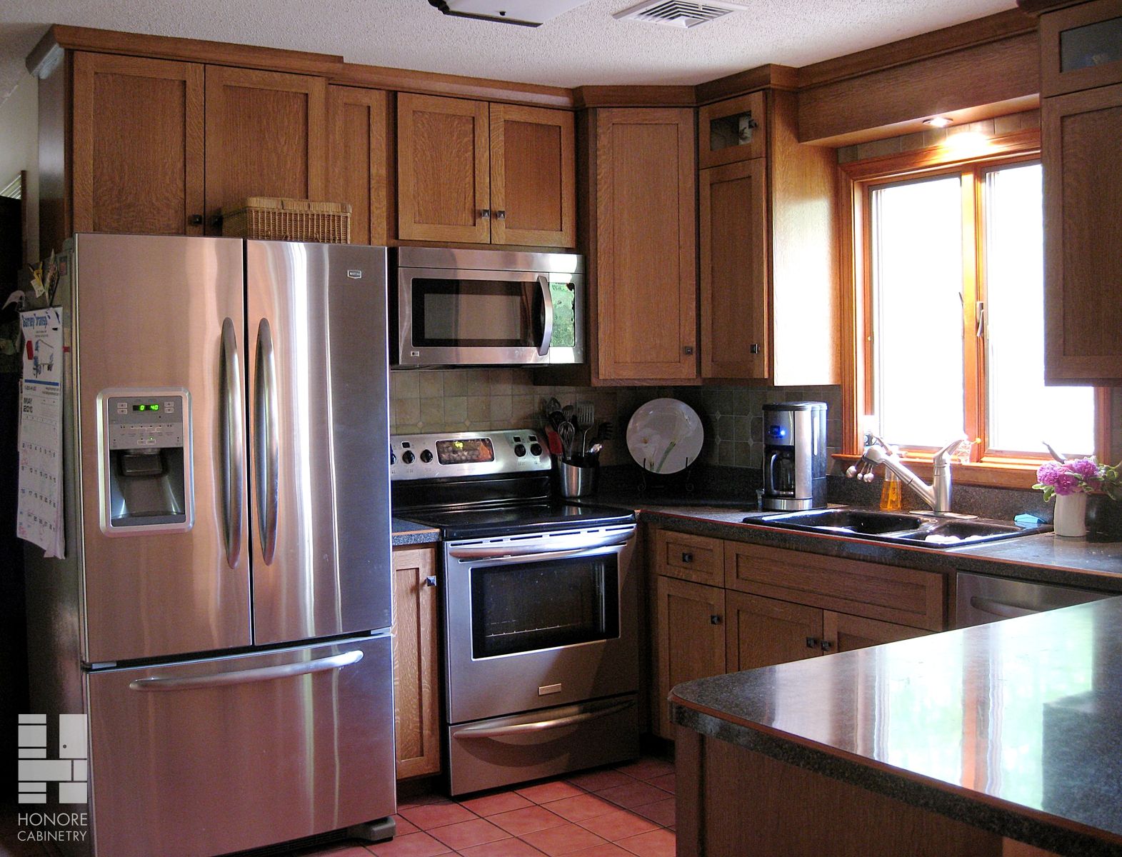 Handmade Custom Cabinetry : Quartersawn White Oak Kitchen by Honore