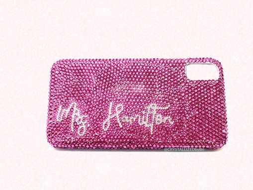 Custom Made Custom Name Crystallized Iphone Case Any Cell Phone Bling Genuine European Crystals Bedazzled
