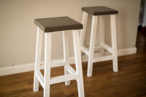 Custom Made Rustic Bar Stools