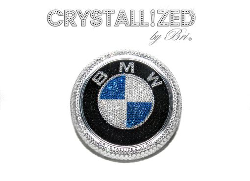 Custom Made Pink Bmw Crystallized Roundel Car Emblem Bling Genuine European Crystals Bedazzled