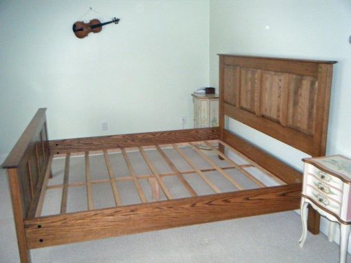 Custom Made King Size Panel Bed