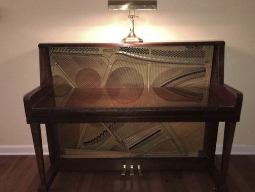 Custom Made Piano Desk