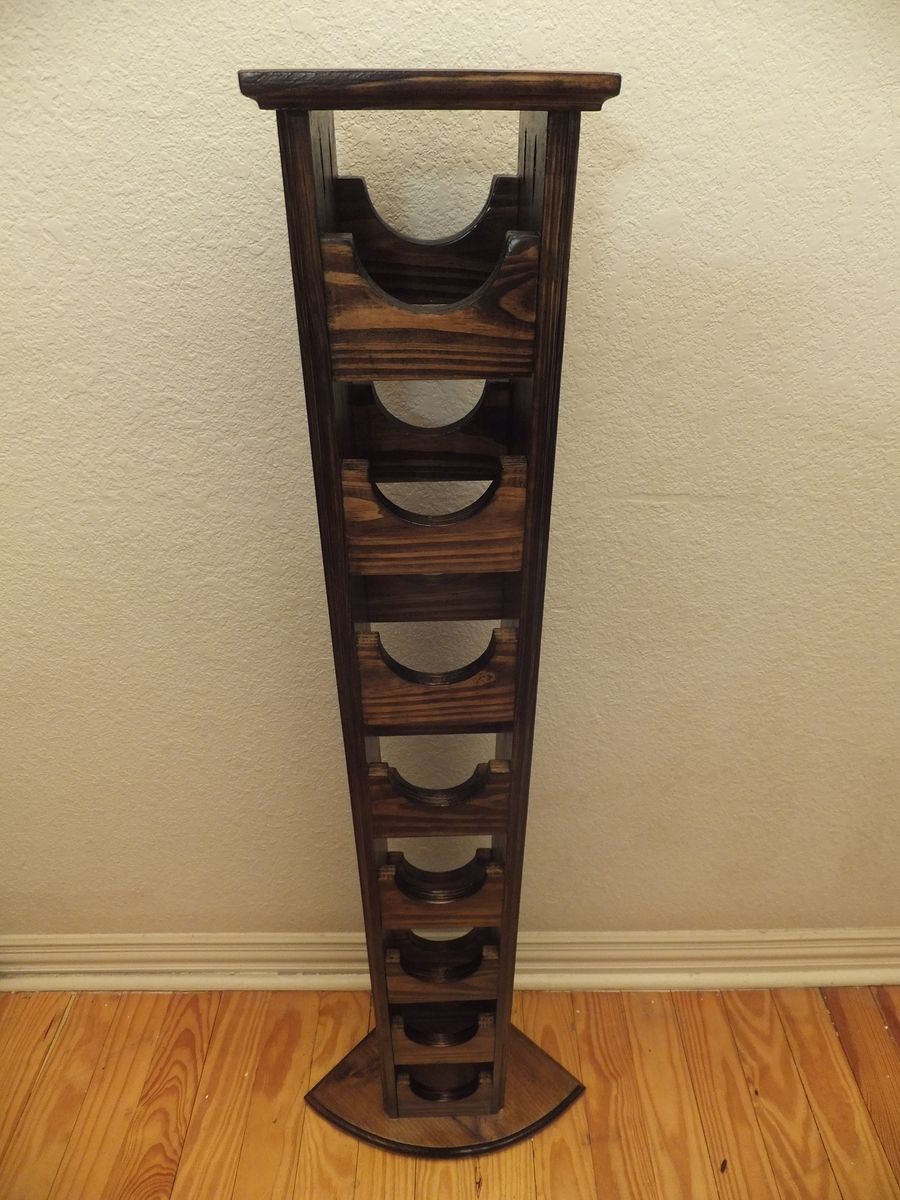 Buy Handmade Tall Skinny Wine Rack, made to order from THH CREATIONS