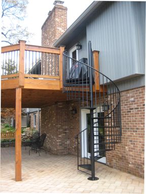 Custom Made Outdoor Spiral Staircase