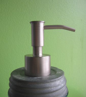 Custom Made Mason Ball Pint Jar Upcycled Soap Dispenser