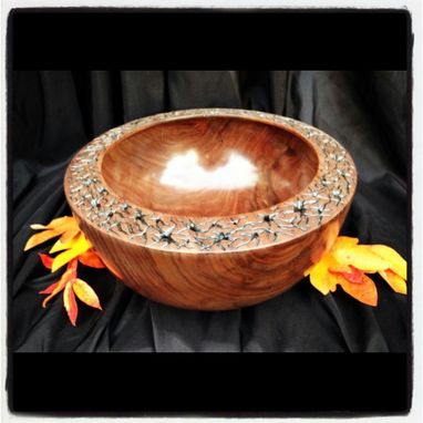 Custom Made Carved Rim Bowl