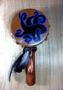 Custom Made Totem Animal Leather Rattles