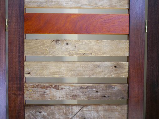 Custom Made Rustic Room Divider Made From Reclaimed Lumber