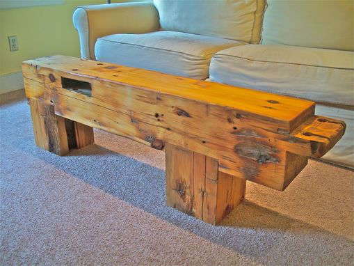 Custom Made Corner Post Timber Table