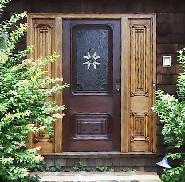 Custom Made Antique Entry Door Restoration By None