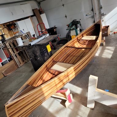 Custom Made 15ft Cedar Strip Canoe