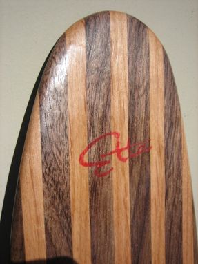 Custom Made Wood Surfboard