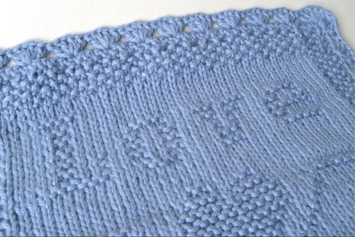 Custom Made Luxury Knit Hand Towel - Love Embossed Design