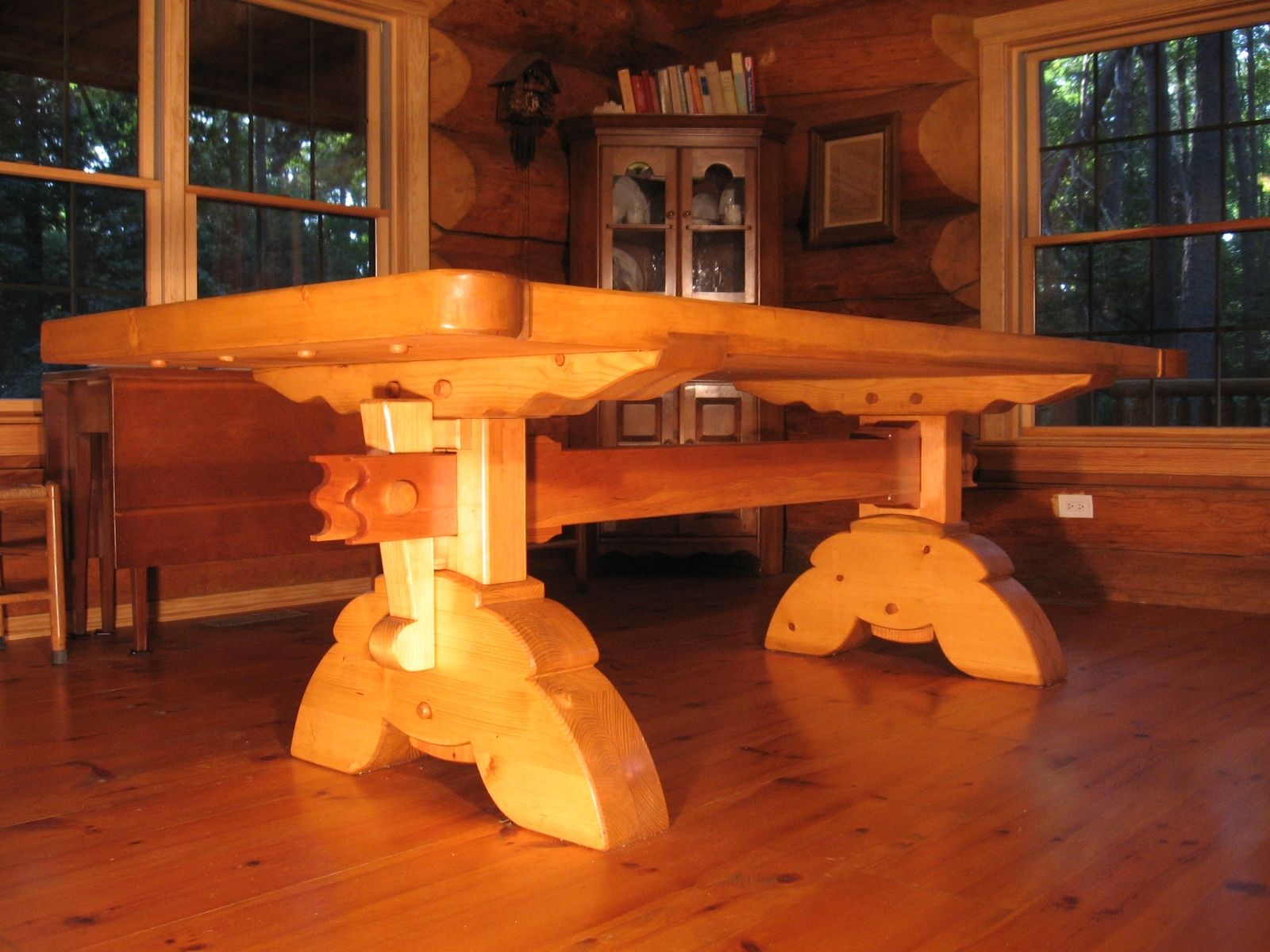 Custom Heavy Timber Dining Table By Timberrworks Custommadecom