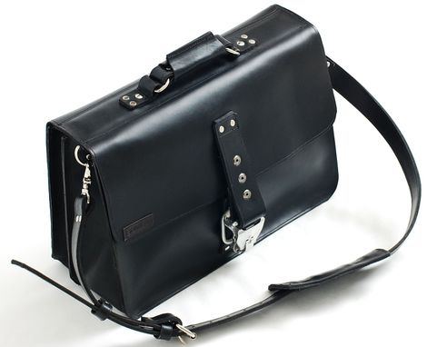 Custom Made Premium Leather Camera Bag Leather Laptop Bag, Lawyers Bag, Doctor Bag, Carry All Bag, - Made In Usa