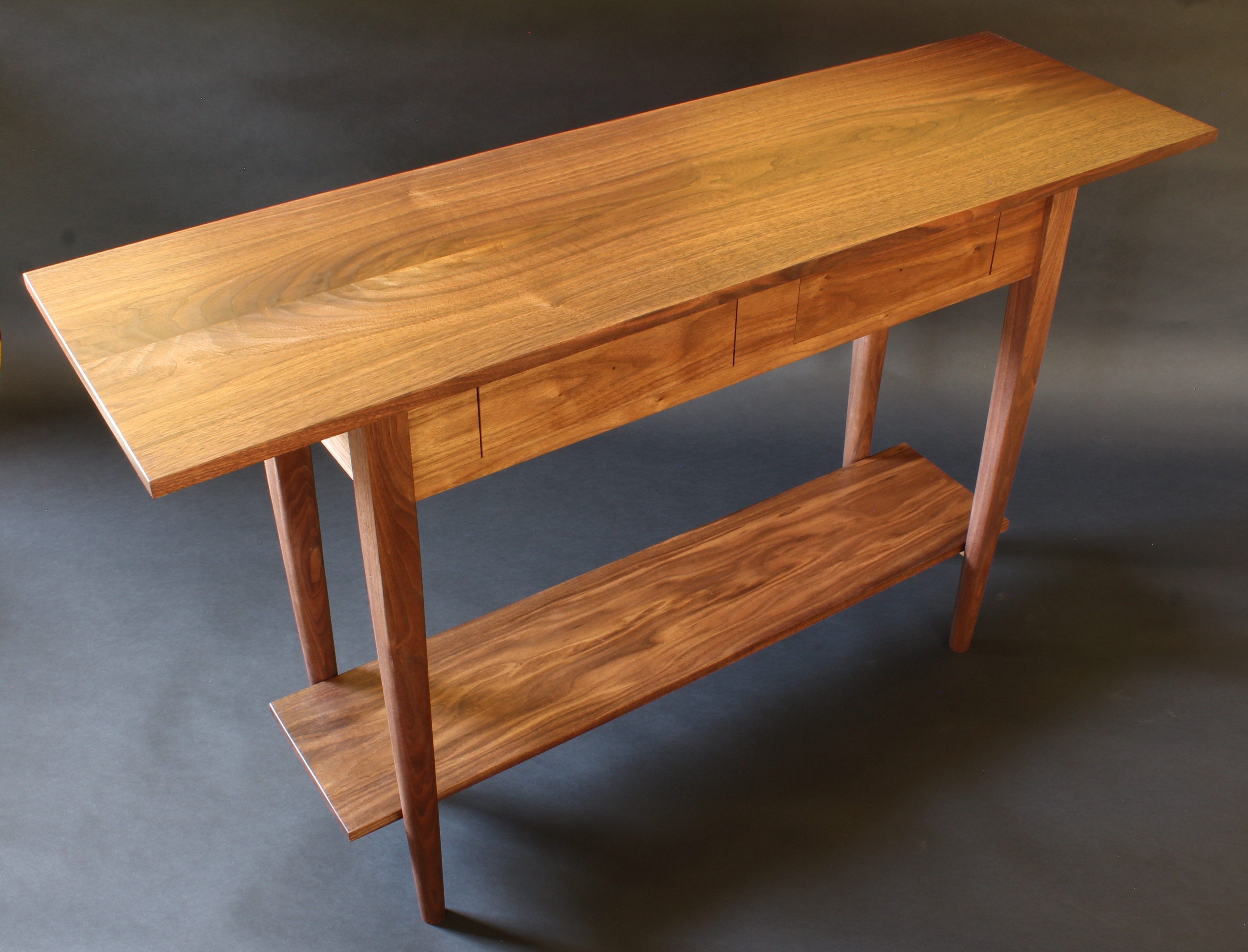 Buy Custom Made Console Table In Walnut, made to order from Daniel