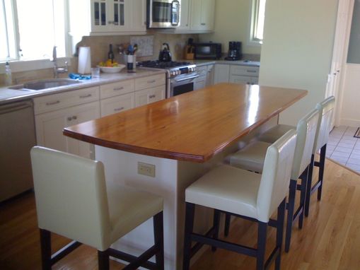 Custom Made Kitchen Island Reclaimed Wood Top