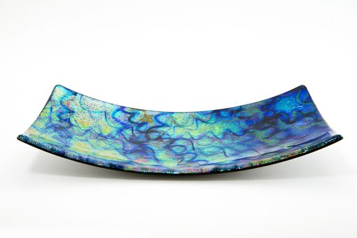 Custom Made Curved Dichroic Appetizer Plate