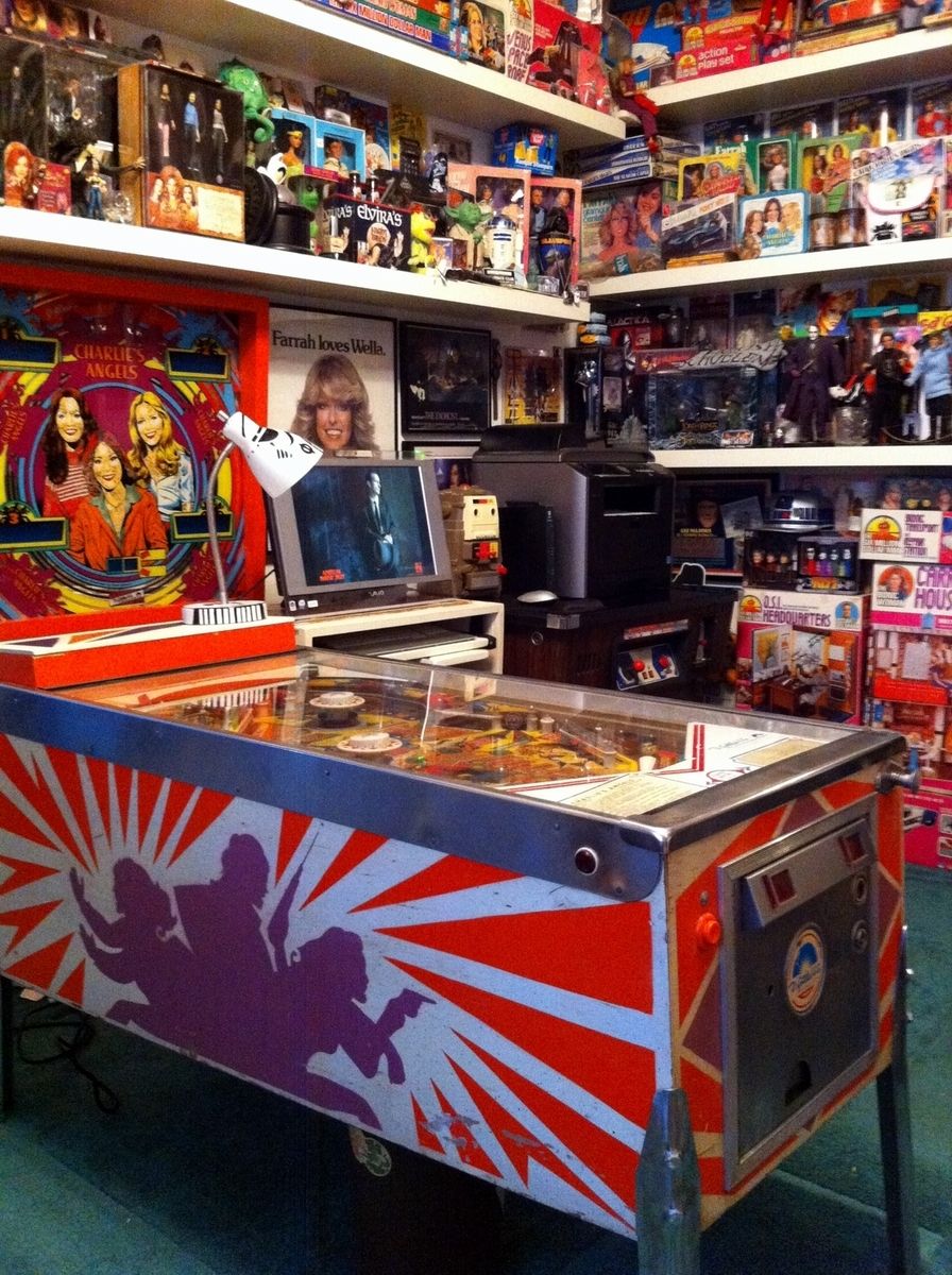 Hand Crafted Pinball Machine Converted Into Home Office Desk by Tim