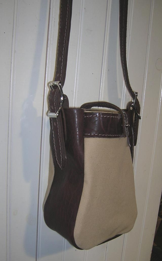 Hand Made Cross Body Tote Bag by Buckaroousa | CustomMade.com