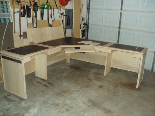 Handmade Large Computer Desk By Tom S Handcrafted Furniture