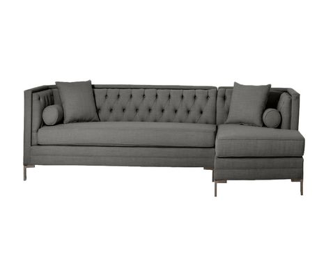 Custom Made Custom Mid Century Modern Sectional Sofa