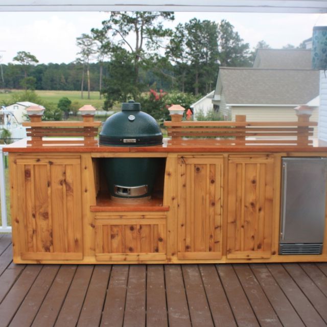 Handmade Custom Green Egg Kitchen By Deck Custommade