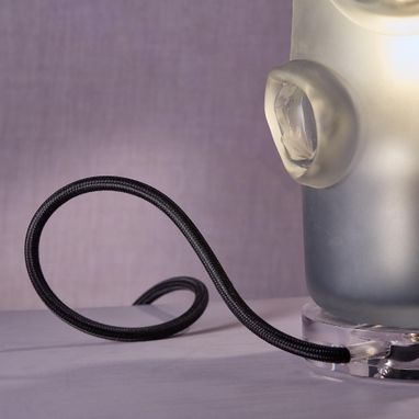 Custom Made Hand Blown Art Glass Contemporary Sculptural Table Lamp