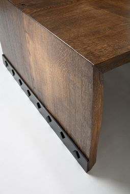 Custom Made Reclaimed Oak Wood Coffee Table