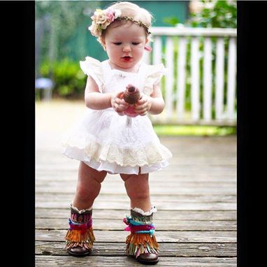 Custom Made Infant (Size 0-5 Only) Customized Gypsy Boots