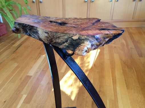 Custom Made Urban Industrial Accent Table, Side Table, Coffee Table