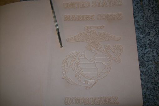 Custom Made Marine/Eagle Globe And Anchor Day Planner