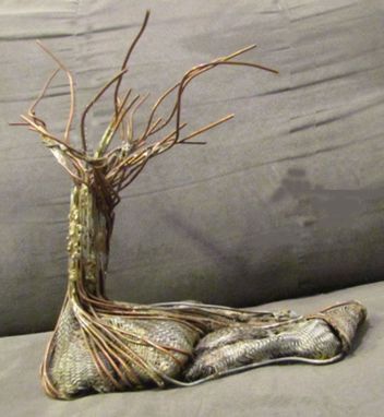 Custom Made "Tree"  Model Of Set For "Waiting For Godot"  And As Seen On Stage
