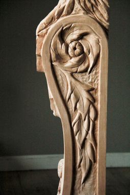 Custom Made Custom Newel Post - Custom Ornamental Carving