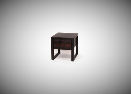 Custom Made Black Walnut Side Table