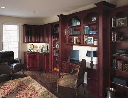 Custom Made Cherry Library by Stokes Woodworks | CustomMade.com