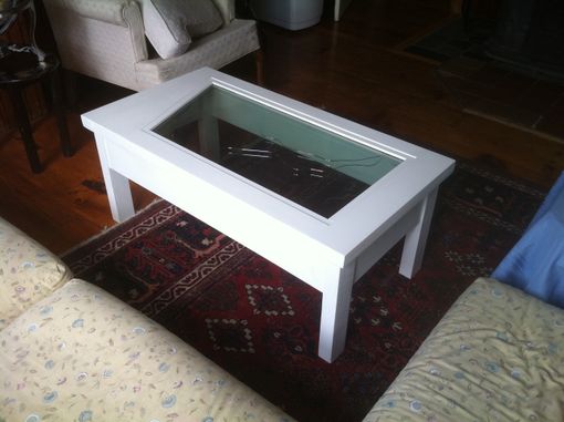 Custom Made Airplane Windshield Glass Coffee Table