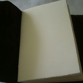 Buy Hand Crafted Custom Leather Photo Album/Scrapbook, made to