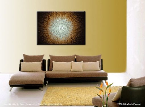 Custom Made Original Silver Large Textured Painting Contemporary Metallic Abstract Bronze Palette Knife
