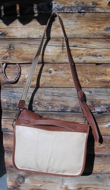 Custom Made Leather Custom Messenger Bag