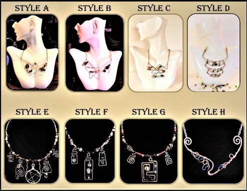 Custom Made Wife Gift, Custom, Art Jewelry, Necklace , Gemstone, Fashion Jewelry, Statement Jewelry