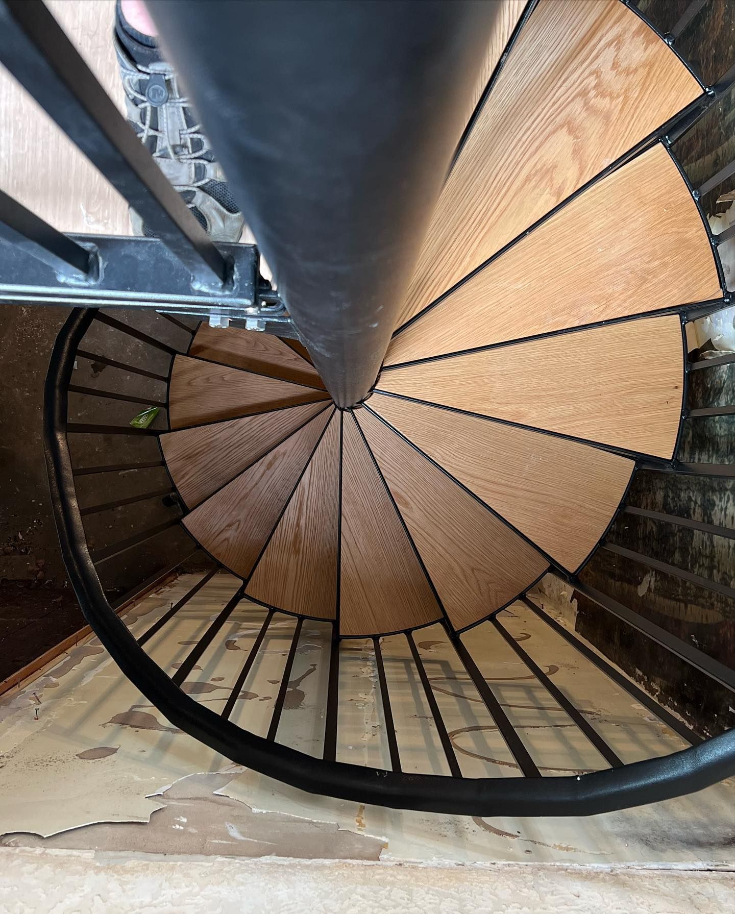 Hand Crafted Custom Spiral Staircase by Galena Mill and Steel LLC ...