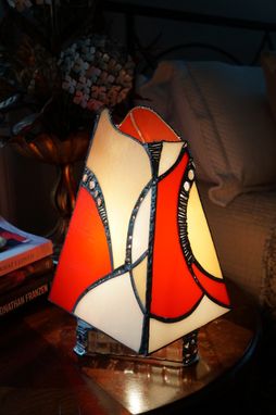 Custom Made Glass Art Lamp #39
