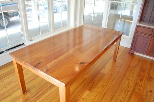 Custom Made Cherry Table Crafted From Antiqe Lumber