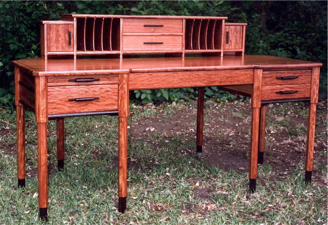 Custom Neo Craftsman Writing Desk By Louis Fry Craftsman In Wood